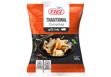 Pelmeņi Traditional ar cūkgaļu VIČI 400g