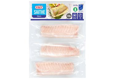 Saldēta zivs saidas muguras fileja VIČI bez ādas 3x110g