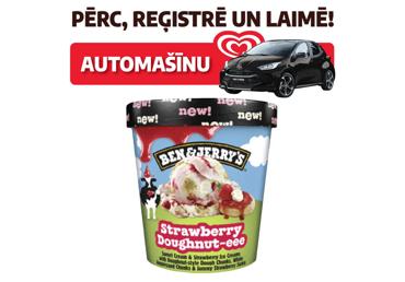 Saldējums Strawberry Doughnut B&J 393g - 1
