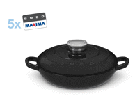 Čuguna sautējamā panna SMEG 26cm melna