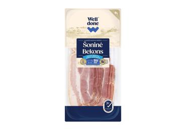 Auksti kūpināts bekons WELL DONE 100g