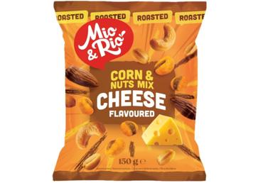 Riekstu un kukurūzas maisījums MIO&RIO siera 150g