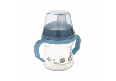 Krūzīte ar silikona snīpi CANPOL 150ml zila