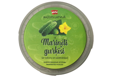 Gurķi marinēti 950g - 1