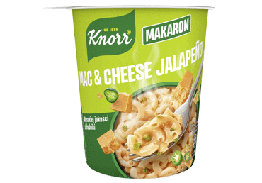 Ātri pagatavojamas nūdeles KNORR siers un halapenjo 62g