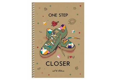 Rūtiņu klade A5 96 lapas ar spirāli - 1