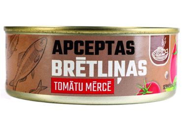 Brētliņas tomātu mērcē apceptas BANGA 240g