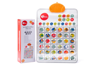 Rotaļu alfabēta paklājiņš LV BO.