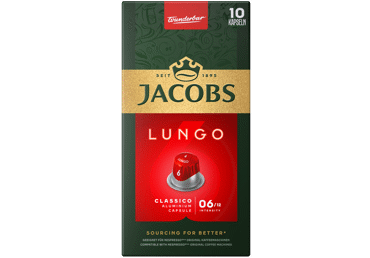 Kafijas kapsulas JACOBS Lungo Classic 10x5,2g