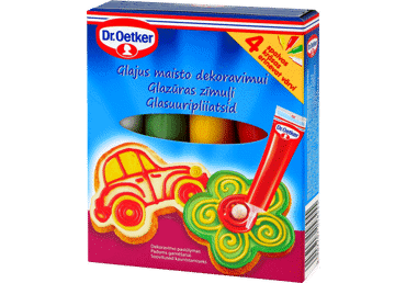 Dekoratīvie glazuras zīmuļi DR. OETKER 76g