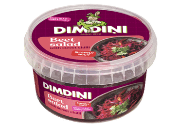 Biešu salāti ar saldo čili DIMDIŅI 380g