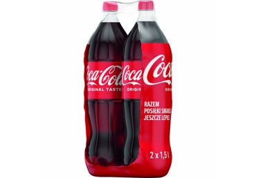 Gāzēts dzēriens COCA-COLA 2x1,5L D