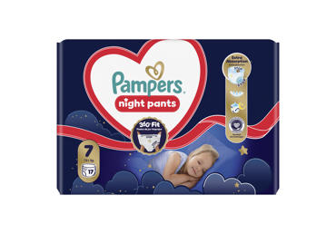 Autiņbiksītes PAMPERS nakts S7 17+kg 17gb.