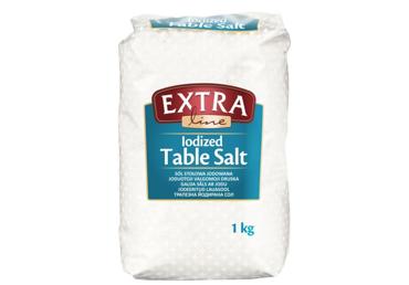 Jodētā sāls EXTRA LINE 1kg
