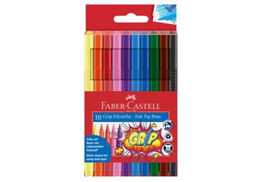 Flomāsteri FABER-CASTELL 10 krāsas