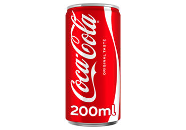 Gāzēts dzēriens COCA-COLA 0,2L skārd. D
