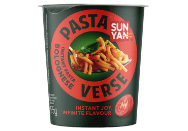 Ātri pagatavojamas nūdeles SUN YAN Pasta Verse Bolognese 55g