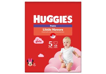 Autiņbiksītes 
Huggies Pants Girl 5/12-17KG/68GB