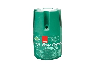 Tualetes bloks skalošanas tvertnei SANO zaļš 150g