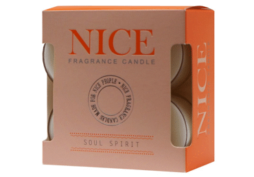Aromātiskās tējas sveces NICE Soul Spirit 8gab.