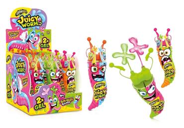 Konfekšu želeja Juicy Worms JOHNY BEE 58g