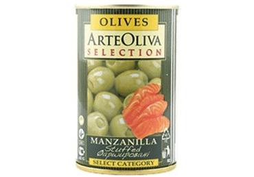Zaļās olīvas ar lasi ARTEOLIVA 300g