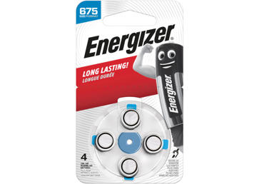 Baterijas ENERGIZER 675 1.45V 620mAh 4gab.
