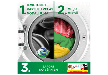 Veļas mazgāšanas kapsulas ARIEL Fresh Air 26gb - 2