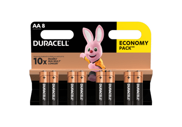 Baterijas DURACELL AA 8gab.