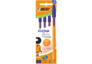 Pildspalvas BIC Orange zilas 4gab.