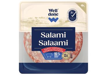 Karsti kūpināta Salami desa WELL DONE 200g