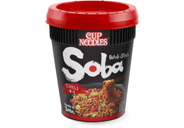 Ātri pagatavojamas nūdeles NISSIN SOBA čili 92g