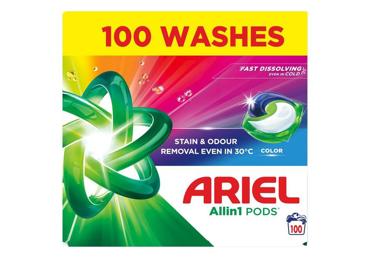 Veļas mazgāšanas kapsulas ARIEL Color 100m.r. - 2
