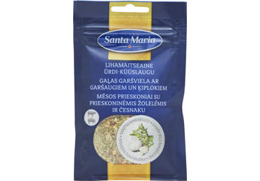 Piedeva gaļai SANTA MARIA garšaugi un ķiploki 20g