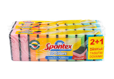 Trauku mazgāšanas sūkļi SPONTEX 30gab.