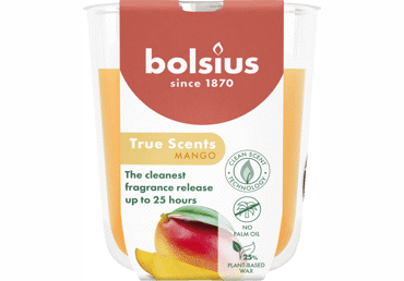 Aromātiska svece glāzē BOLSIUS Mango 8x7cm