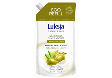 Šķ.ziepes LUKSJA Creamy Olive rez.400ml