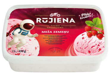 Saldējums meža zemeņu RS 550g