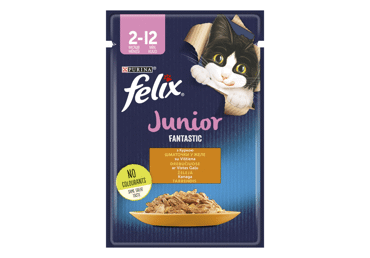 Konservēta kaķu barība FELIX JUNIOR 85g