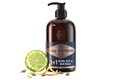 Mazg.līdz.King C GILLETTE bārdai 350ml - 2