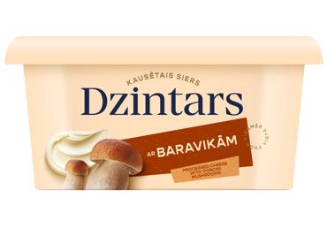 Kausētais siers DZINTARS ar baravikām 200g - 1