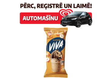 Saldējums SUPER VIVA karameļu 95g - 1
