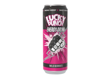 Enerģijas dzēriens LUCKY PUNCH Wild Berries 0,33L D