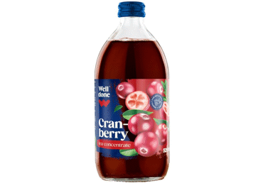 Tējas koncentrāts WELL DONE dzērveņu 520ml