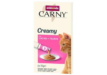 Gardums kaķiem Carny ar lasi ANIMONDA 6x15g