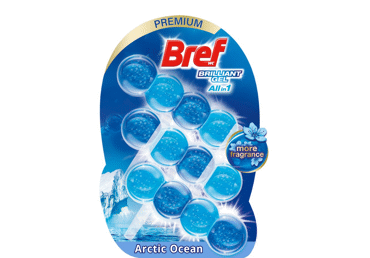 Tualetes bloks BREF BG ArcticOcean 3x42g