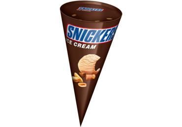 Saldējums konusā SNICKERS 70g