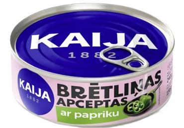 Brētliņas apceptas tomātu mērcē ar papriku KAIJA 240g - 2