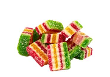 Marmelādes konfektes Rainbow sver.