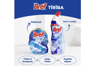 Tualetes bloks BREF BG ArcticOcean 3x42g - 2